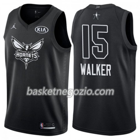 Canotte Uomo Charlotte Hornet Kemba Walker 15 2018 All Star Jordan Brand Nero Swingman